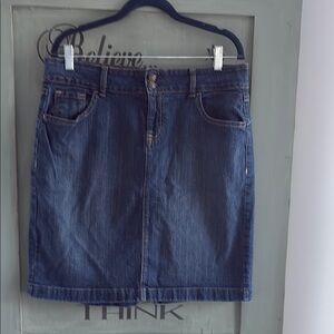 Denim Blue Skirt